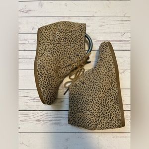3 for $10 Leopard Toms Wedges